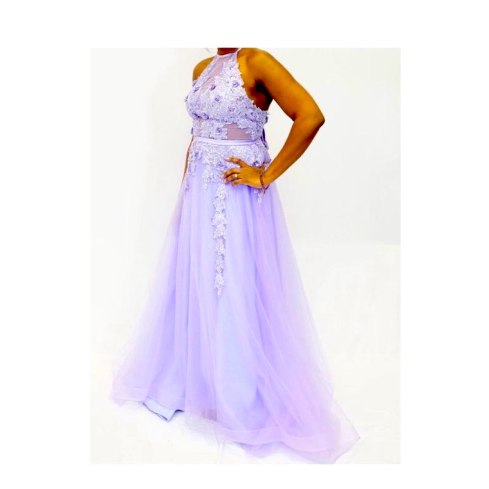 Tulle & satin ball gown